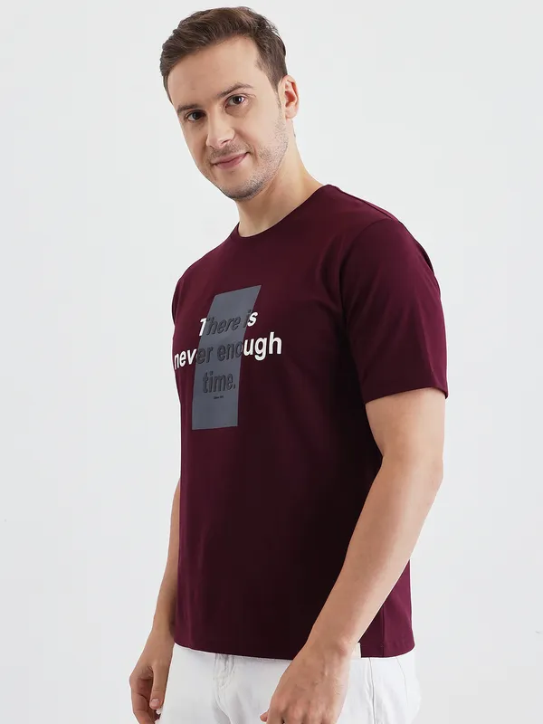 Wine_Cotton_Graphic_Print_T-Shirt_For_Men