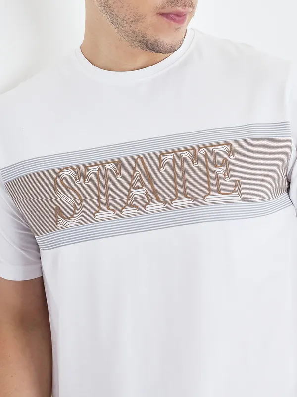 White_Cotton_Round_Neck_Half_Sleeves_T-Shirt_For_Men