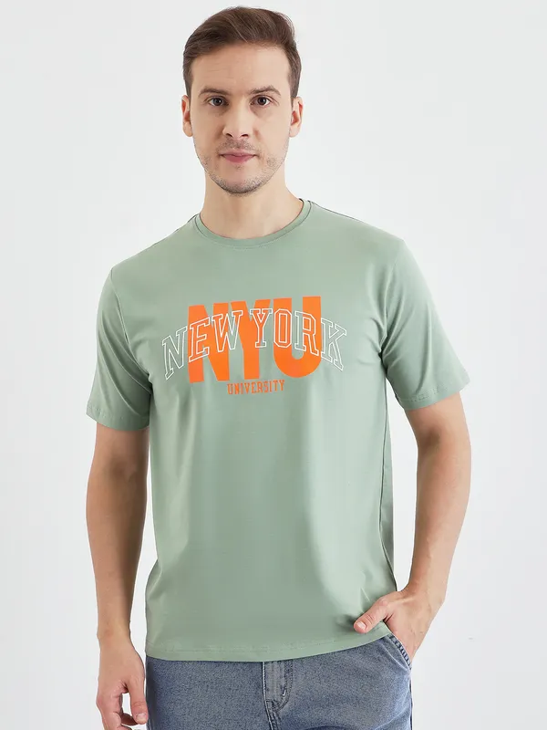 Mint_Cotton_Graphic_Print_T-Shirt_For_Men