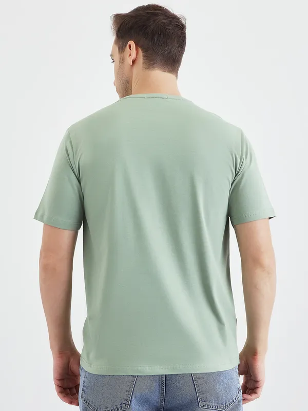 Mint_Cotton_Graphic_Print_T-Shirt_For_Men