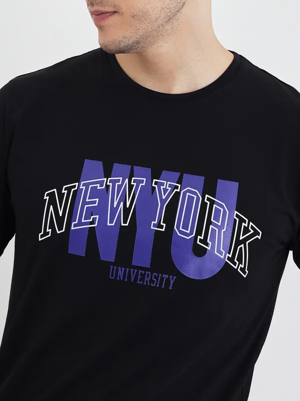 Black_Cotton_Graphic_Print_T-Shirt_For_Men