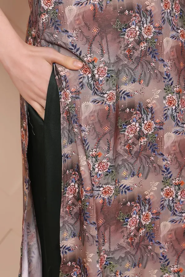 Green_Straight_Floral_Digital_Printed_Viscose_Rayon_Top_&_Bottom_Wear_Kurta_Pant_Set_For_Women
