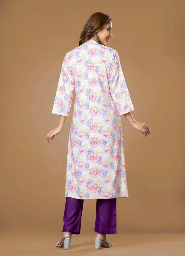 Pink_Viscose_Rayon_A-Line_Printed_Bottom_Wear_Kurta_Pant_Set_For_Women