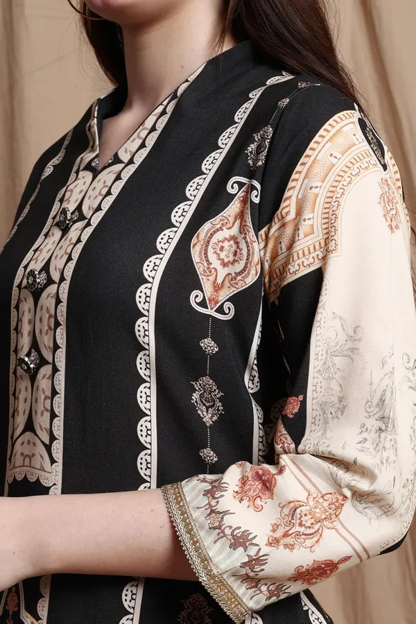 Black_Viscose_Rayon_Printed__Ethnic_Indian_Bottom_Wear_for_Festive_&_Casual_Occasions__Lightweight_Soft_Kurta_Set