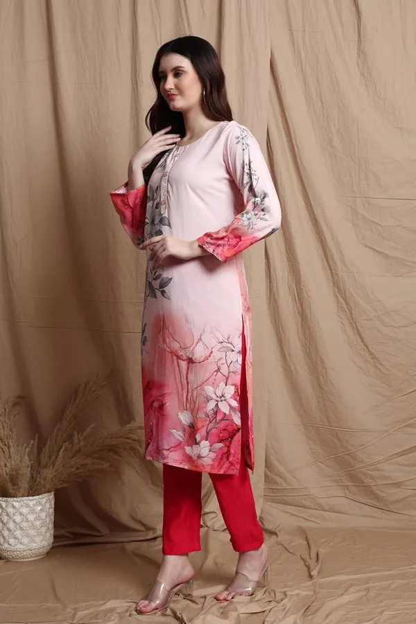 Pink_Viscose_Rayon_Printed__Ethnic_Indian_Bottom_Wear_for_Festive_&_Casual_Lightweight_Soft_Fabric__Kurta_Pant_Set