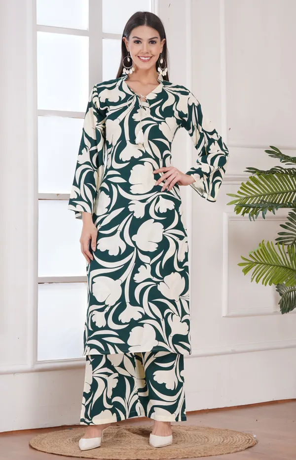 Viscose_Rayon_Green_Printed_Kurta_Palazzo_Set_|_Printed_Co_Ord_Set