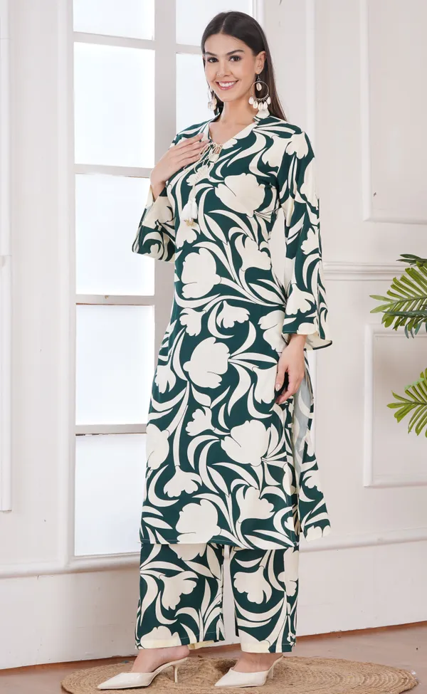 Viscose_Rayon_Green_Printed_Kurta_Palazzo_Set_|_Printed_Co_Ord_Set