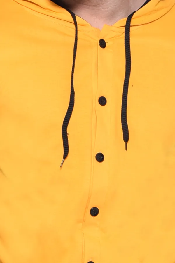 Yellow_&_Black_Cotton_Blend_Hooded_Neck_Full_Sleeve_T_Shirt_For_Men
