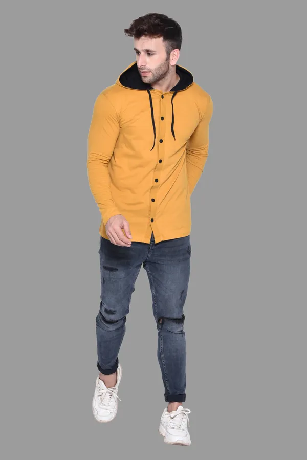 Mustard_Cotton_Blend_Hooded_Neck_Full_Sleeve_T_Shirt_For_Men