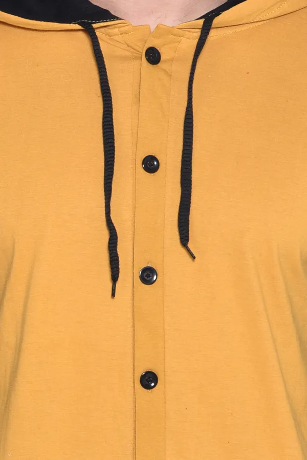 Mustard_&_Black_Cotton_Blend_Hooded_Neck_Full_Sleeve_T_Shirt_For_Men