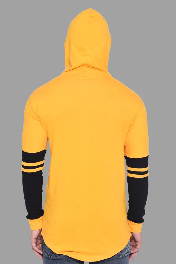 Yellow_&_Black_Cotton_Blend_Hooded_Neck_Full_Sleeve_T_Shirt_For_Men