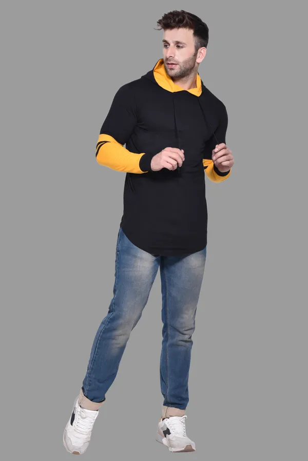 Black_&_Yellow_Cotton_Blend_Hooded_Neck_Full_Sleeve_T_Shirt_For_Men