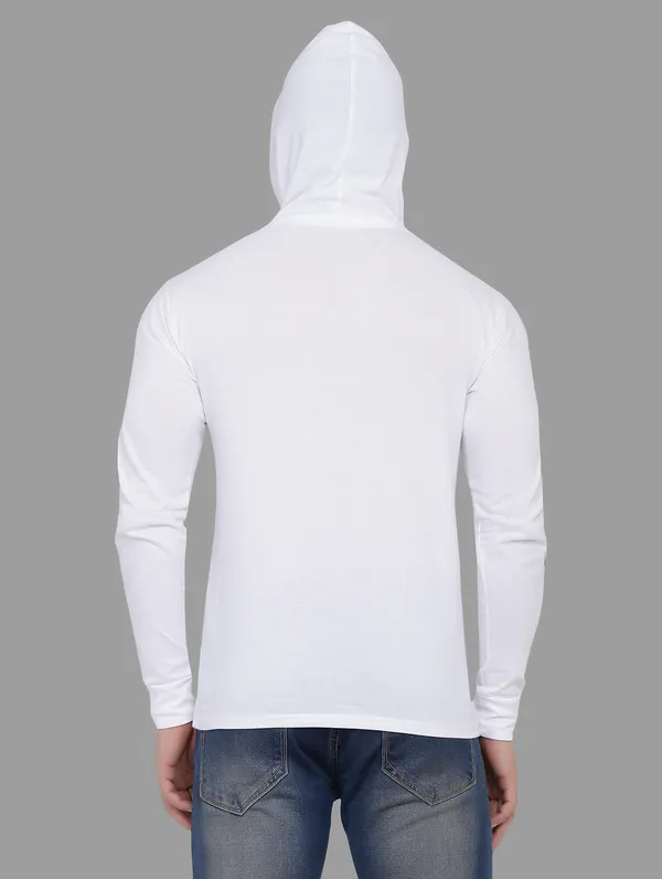 White_Cotton_Blend_Hooded_Neck_Full_Sleeve_T_Shirt_For_Men