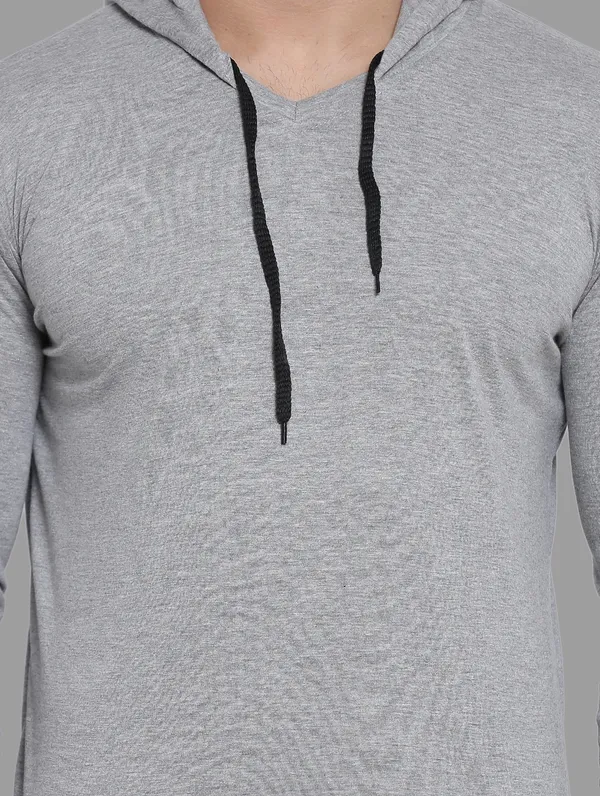 Silver_Cotton_Blend_Hooded_Neck_Full_Sleeve_T_Shirt_For_Men