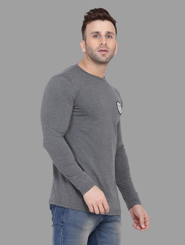 Grey_Cotton_Blend_Round_Neck_Full_Sleeve_T_Shirt_For_Men