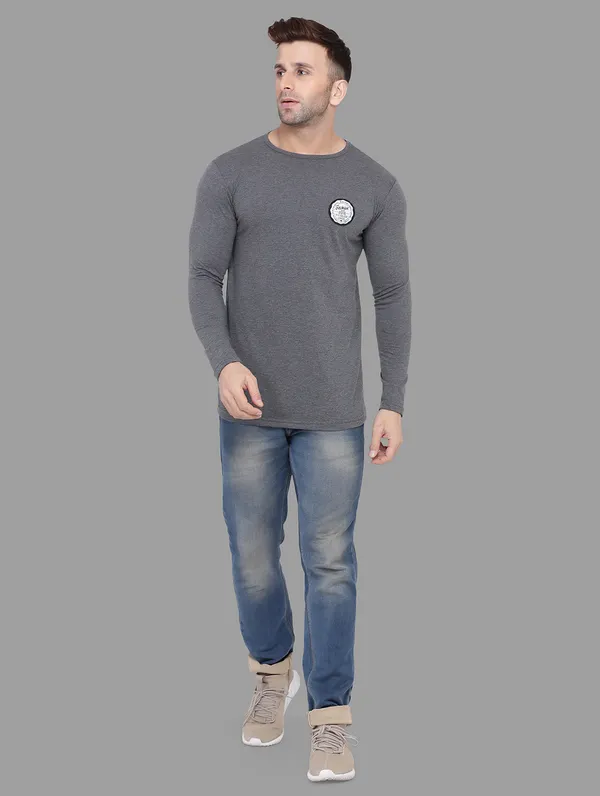 Grey_Cotton_Blend_Round_Neck_Full_Sleeve_T_Shirt_For_Men