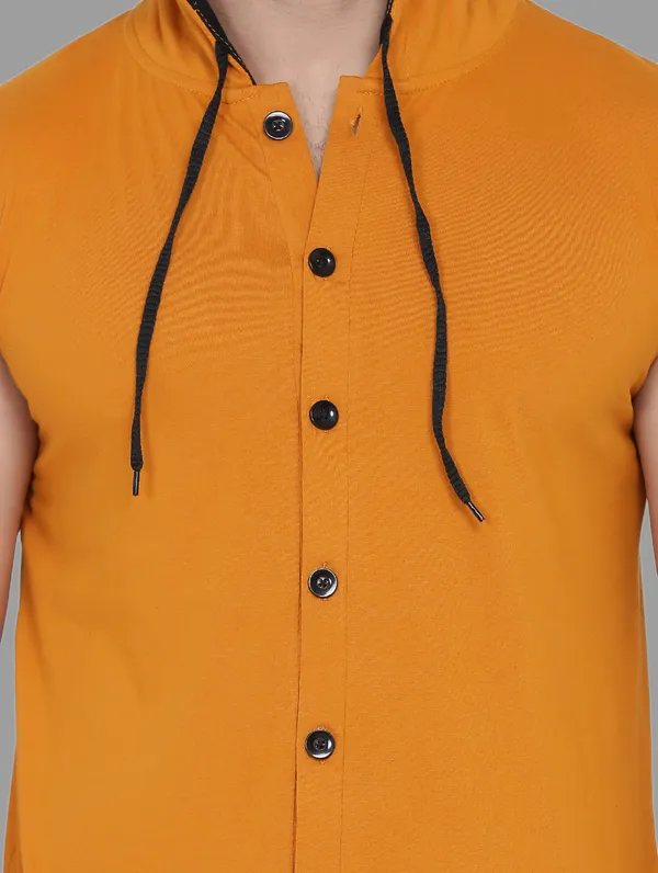 Mustard_Cotton_Blend_Hooded_Neck_Sleeveless_T_Shirt_For_Men