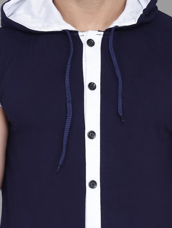 Dark_Blue_Cotton_Blend_Hooded_Neck_Sleeveless_T_Shirt_For_Men