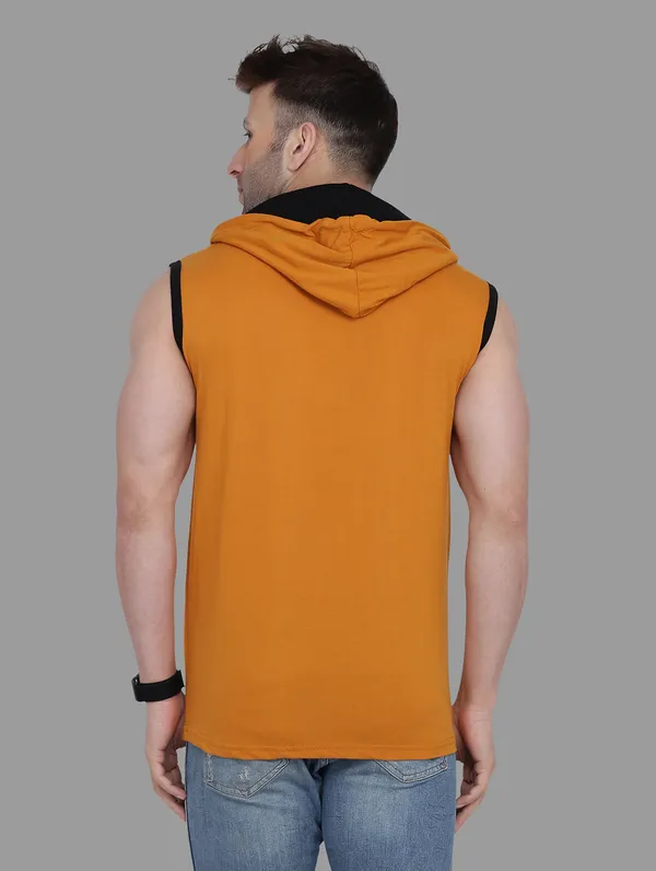 Mustard_Cotton_Blend_Hooded_Neck_Sleeveless_T_Shirt_For_Men