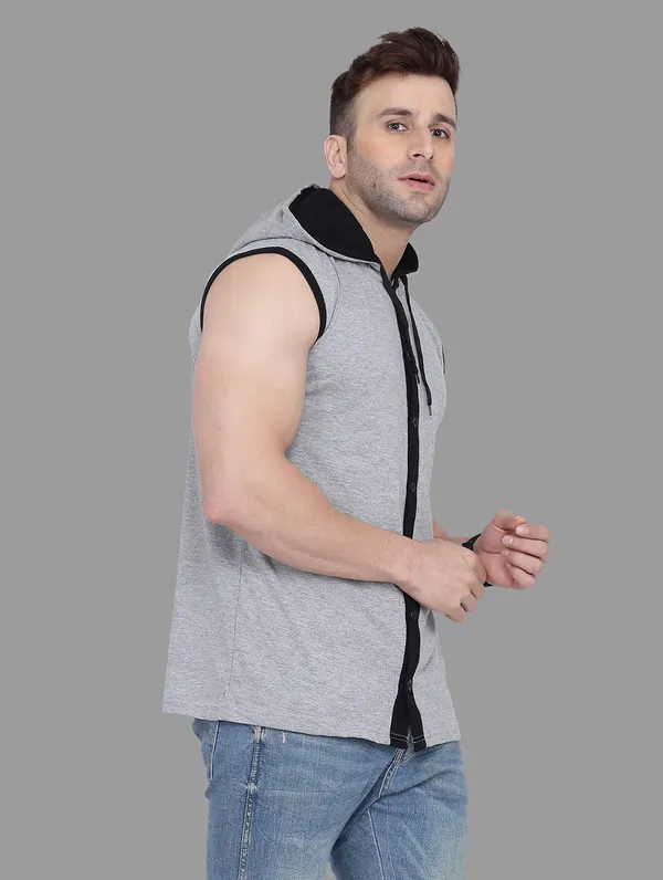 Silver_Cotton_Blend_Hooded_Neck_Sleeveless_T_Shirt_For_Men