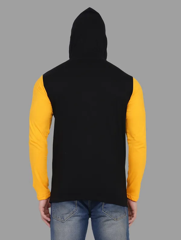 Black_&_Yellow_Cotton_Blend_Hooded_Neck_Full_Sleeve_T_Shirt_For_Men