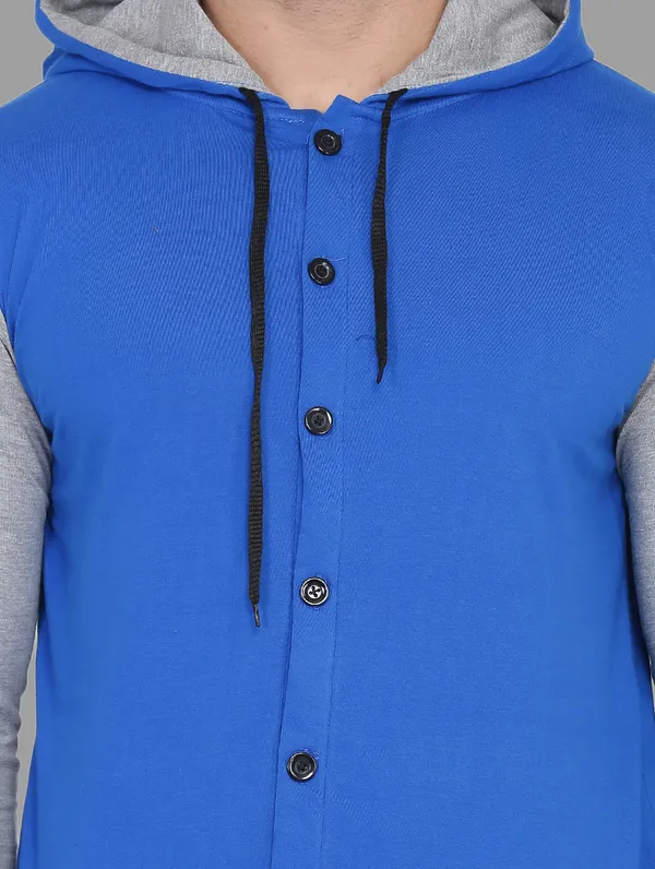 Blue_&_Silver_Cotton_Blend_Hooded_Neck_Full_Sleeve_T_Shirt_For_Men
