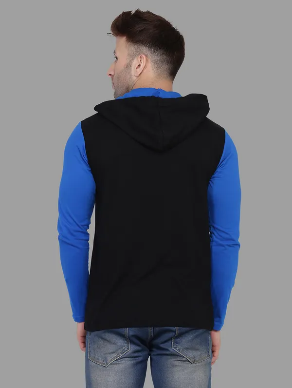 Black_&_Blue_Cotton_Blend_Hooded_Neck_Full_Sleeve_T_Shirt_For_Men