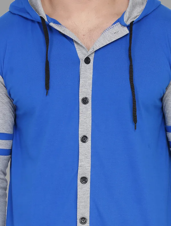 Blue_&_Silver_Cotton_Blend_Hooded_Neck_Full_Sleeve_T_Shirt_For_Men