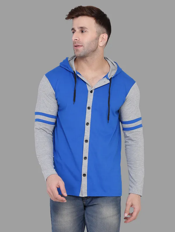 Blue_&_Silver_Cotton_Blend_Hooded_Neck_Full_Sleeve_T_Shirt_For_Men