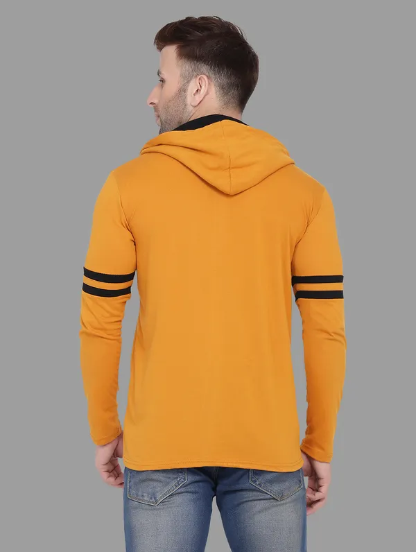 Mustard_Cotton_Blend_Hooded_Neck_Full_Sleeve_T_Shirt_For_Men