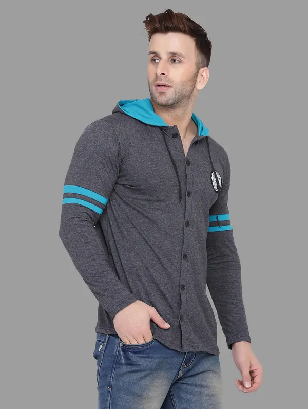 Grey_Cotton_Blend_Hooded_Neck_Full_Sleeve_T_Shirt_For_Men
