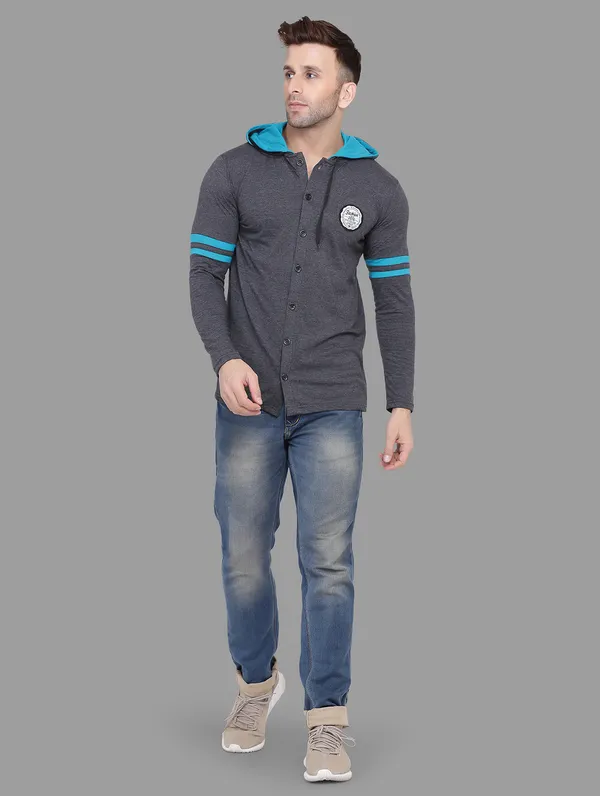 Grey_Cotton_Blend_Hooded_Neck_Full_Sleeve_T_Shirt_For_Men