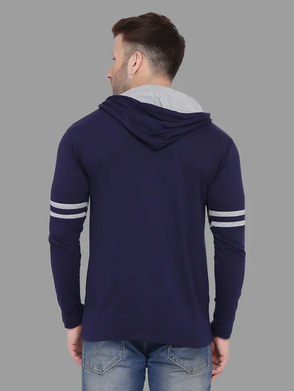 Dark_Blue_Cotton_Blend_Hooded_Neck_Full_Sleeve_T_Shirt_For_Men