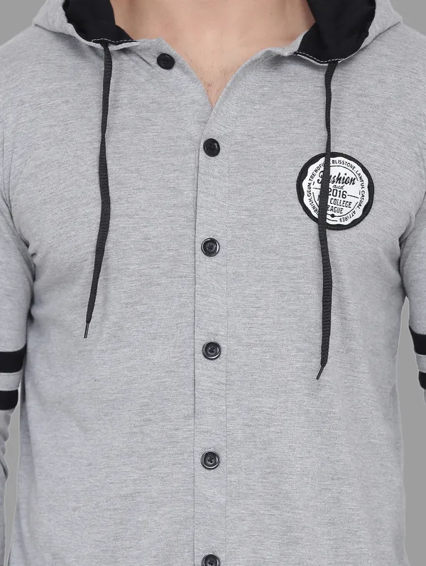 Silver_Cotton_Blend_Hooded_Neck_Full_Sleeve_T_Shirt_For_Men