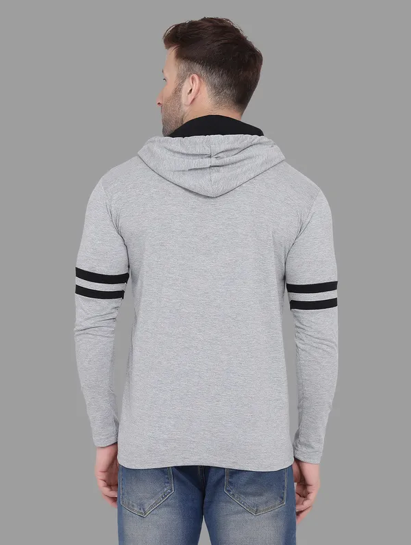 Silver_Cotton_Blend_Hooded_Neck_Full_Sleeve_T_Shirt_For_Men