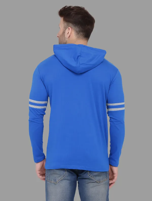 Blue_Cotton_Blend_Hooded_Neck_Full_Sleeve_T_Shirt_For_Men