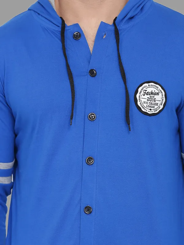 Blue_Cotton_Blend_Hooded_Neck_Full_Sleeve_T_Shirt_For_Men
