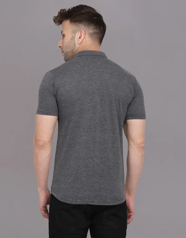 Silver_&_Grey_Cotton_Blend_Spread_Collar_Half_Sleeve_Shirt_For_Men