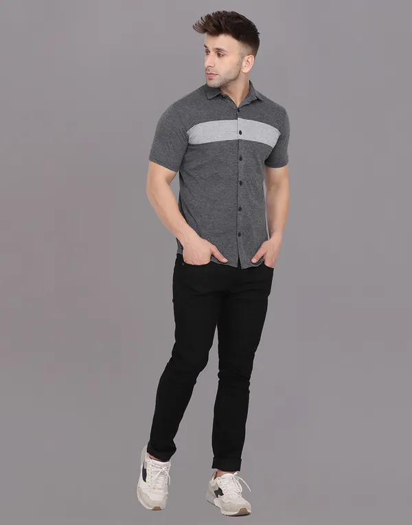 Grey_Cotton_Blend_Spread_Collar_Half_Sleeve_Shirt_For_Men