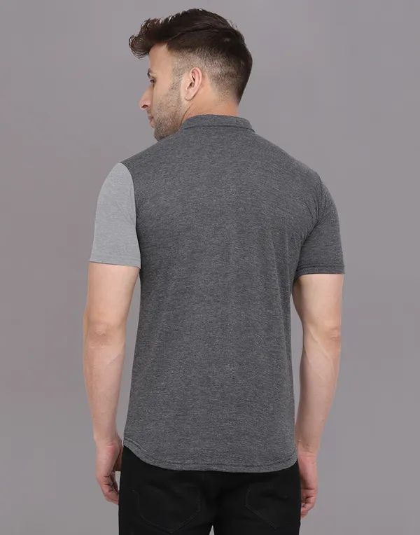 Grey_&_Silver_Cotton_Blend_Spread_Collar_Half_Sleeve_Shirt_For_Men