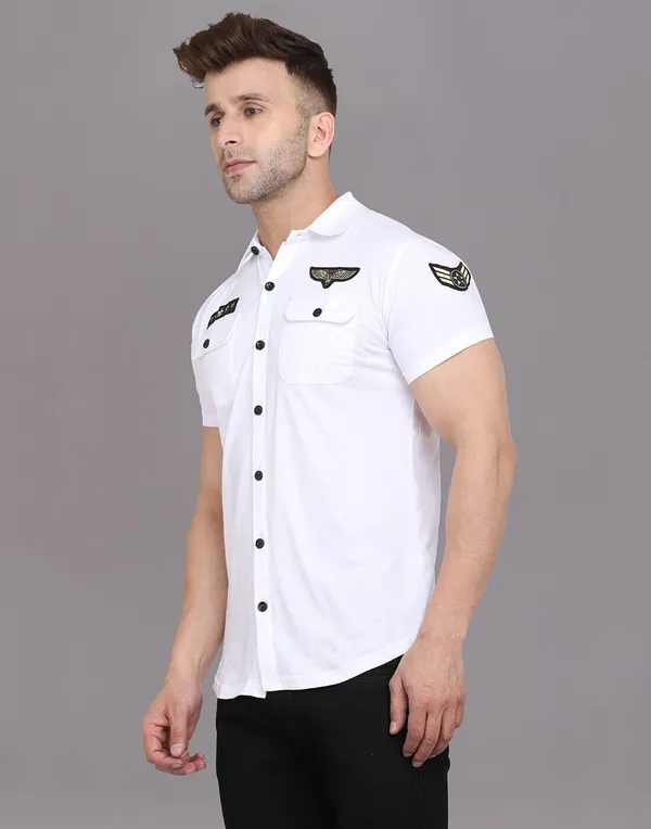 White_Cotton_Blend_Spread_Collar_Half_Sleeve_Shirt_For_Men