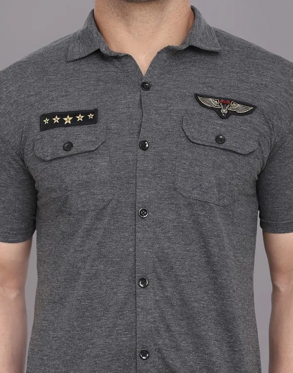 Grey_Cotton_Blend_Spread_Collar_Half_Sleeve_Shirt_For_Men