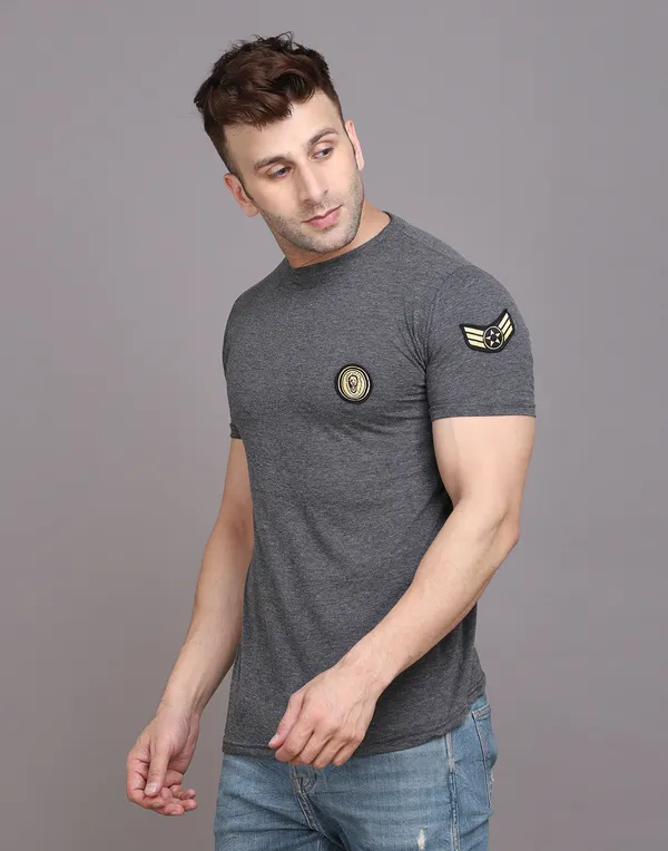Grey_Cotton_Blend_Round_Neck_Half_Sleeve_T_Shirt_For_Men