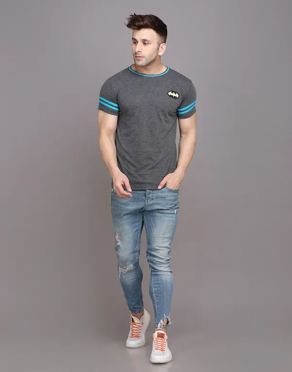 Grey_Cotton_Blend_Round_Neck_Half_Sleeve_T_Shirt_For_Men