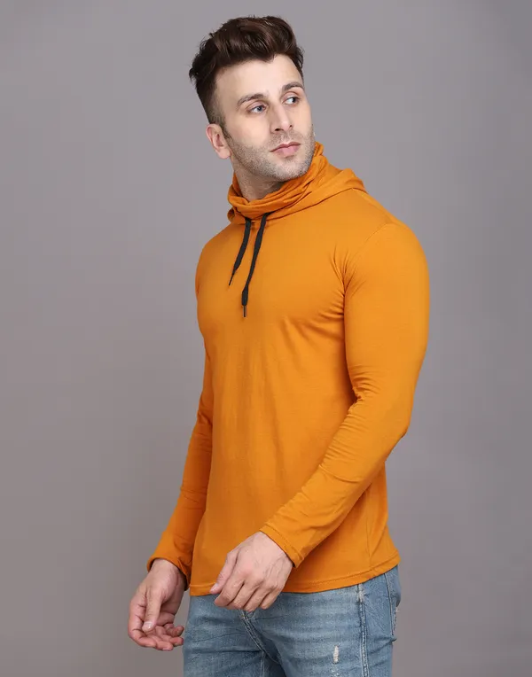 Mustard_Cotton_Blend_Hooded_Neck_Full_Sleeve_T_Shirt_For_Men