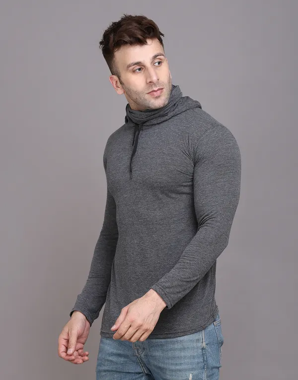 Grey_Cotton_Blend_Hooded_Neck_Full_Sleeve_T_Shirt_For_Men