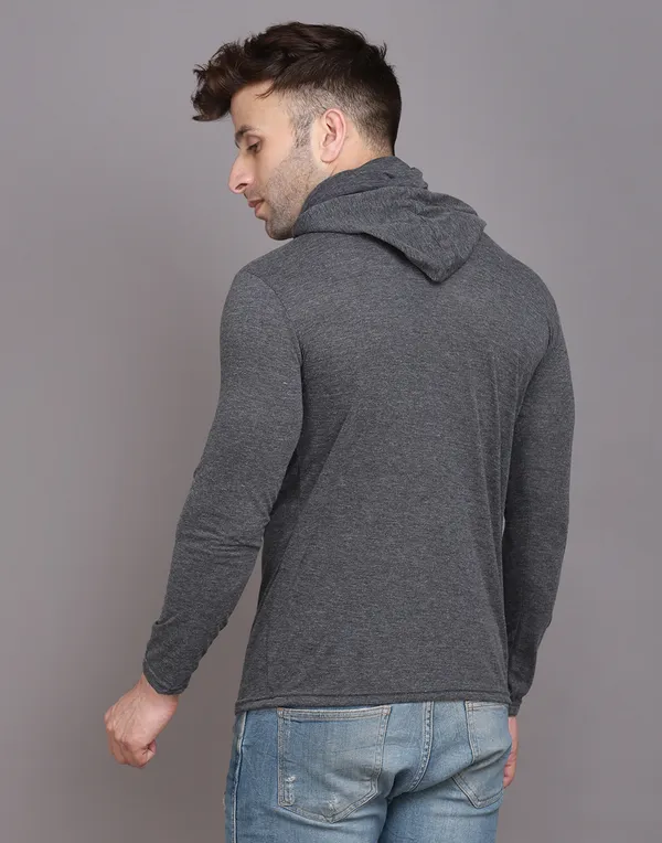 Grey_Cotton_Blend_Hooded_Neck_Full_Sleeve_T_Shirt_For_Men