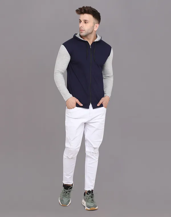 Dark_Blue_Cotton_Blend_Hooded_Neck_Full_Sleeve_T_Shirt_For_Men