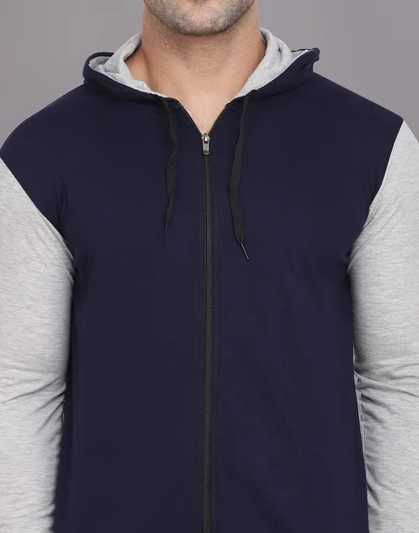 Dark_Blue_Cotton_Blend_Hooded_Neck_Full_Sleeve_T_Shirt_For_Men