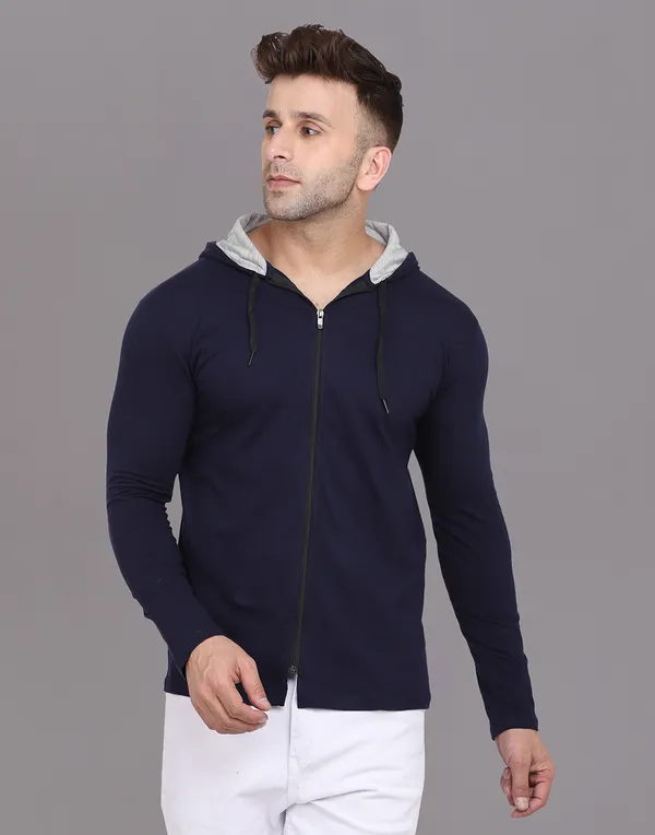 Dark_Blue_Cotton_Blend_Hooded_Neck_Full_Sleeve_T_Shirt_For_Men